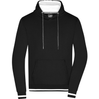 Men's Club Hoody - Black/white