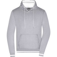 Men's Club Hoody - Grey heather/white