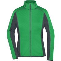 Ladies' Structure Fleece Jacket - Fern green/carbon