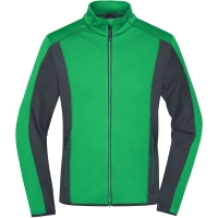 Men's Structure Fleece Jacket - Fern green/carbon