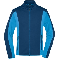 Men's Structure Fleece Jacket - Navy/bright blue