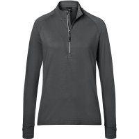 Ladies' Sports  Shirt Halfzip - Carbon