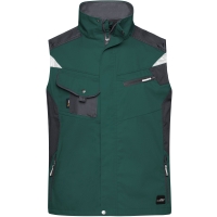 Workwear Vest - STRONG - - Dark green/black