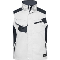 Workwear Vest - STRONG - - White/carbon