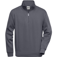 Workwear Half Zip Sweat - Carbon