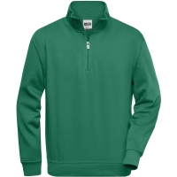 Workwear Half Zip Sweat - Dark green