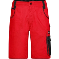 Workwear Bermudas - STRONG - - Red/black