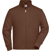 Workwear Sweat Jacket - Brown