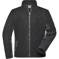 Men's Workwear Fleece Jacket - STRONG - - Black/carbon