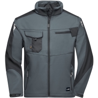 Workwear Softshell Jacket - STRONG - - Carbon/black