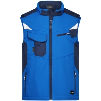 Workwear Softshell Vest - STRONG - - Royal/navy