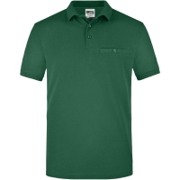 Men's Workwear Polo Pocket - Dark green