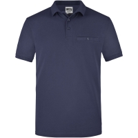 Men's Workwear Polo Pocket - Navy