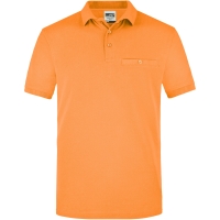 Men's Workwear Polo Pocket - Orange