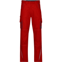 Workwear Pants  - COLOR - - Red/navy