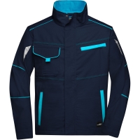 Workwear Jacket - COLOR - - Navy/turquoise