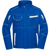 Workwear Softshell Jacket - COLOR - - Royal/white