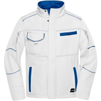 Workwear Softshell Jacket - COLOR - - White/royal