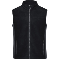 Men's Workwear Fleece Vest - STRONG - - Black/carbon