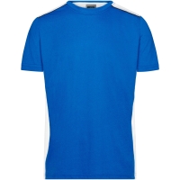 Men's Workwear T-Shirt - COLOR - - Royal/white