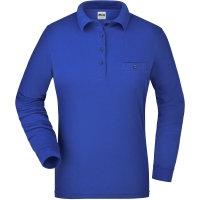 Ladies' Workwear Polo Pocket Longsleeve - Royal