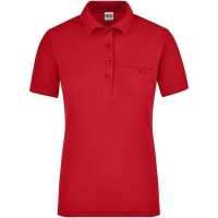 Ladies' Workwear Polo Pocket - Red