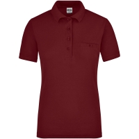 Ladies' Workwear Polo Pocket - Wine