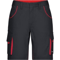 Workwear Bermudas - COLOR - - Carbon/red