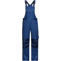 Workwear Pants with Bib - SOLID - - Dark royal