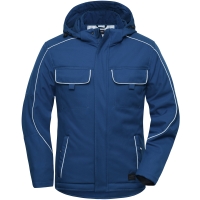 Workwear Softshell Padded Jacket - SOLID - - Dark royal