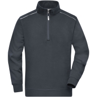 Workwear Half-Zip Sweat - SOLID - - Carbon