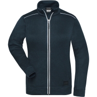 Ladies' Knitted Workwear Fleece Jacket - SOLID - - Navy/navy