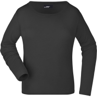 Ladies' Shirt Long-Sleeved Medium - Black