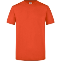 Men's Slim Fit-T - Dark orange