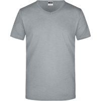 Men's Slim Fit V-T - Grey heather