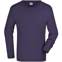 Men's Long-Sleeved Medium - Aubergine