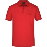 Men's Polo Pocket - Red