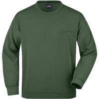 Men's Round Sweat Pocket - Dark green