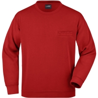 Men's Round Sweat Pocket - Red