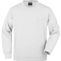 Men's Round Sweat Pocket - White