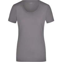 Ladies' Stretch Round-T - Charcoal