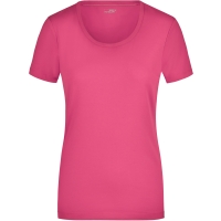 Ladies' Stretch Round-T - Pink