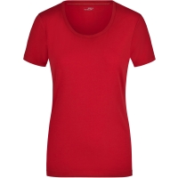 Ladies' Stretch Round-T - Red