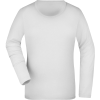 Ladies' Stretch Shirt Long-Sleeved - White