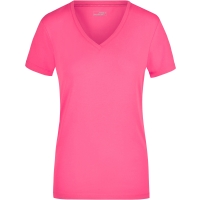 Ladies' Stretch V-T - Pink