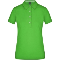 Ladies' Plain Polo - Lime green/lime green white