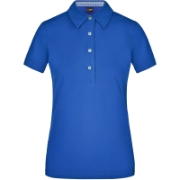 Ladies' Plain Polo - Royal/royal white