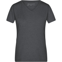 Ladies' Heather T-Shirt - Black melange