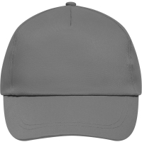 5 Panel Promo Cap Lightly Laminated - Dark grey