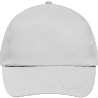 5 Panel Promo Cap Lightly Laminated - Light grey